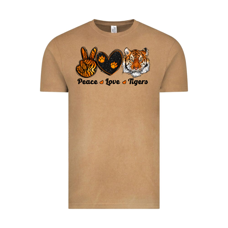 Peace Love Tigers Vintage Tee by RanaPortraitStore | Teevron
