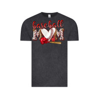 Vintage Black Baseball Mom Vintage Tee - NancyCooperArtShop