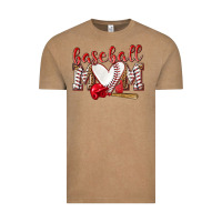 Vintage Coffee Baseball Mom Vintage Tee - NancyCooperArtShop
