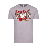 Vintage Zinc Baseball Mom Vintage Tee - NancyCooperArtShop