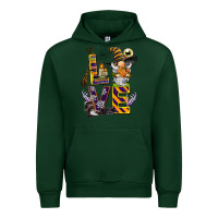 Forest Green halloween love gnome Urban Hoodie - BarkalooDesign