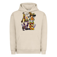 Pigment French Oak halloween love gnome Urban Hoodie - BarkalooDesign