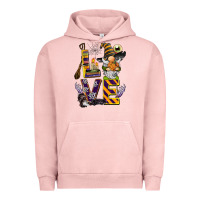 Pigment Salmon halloween love gnome Urban Hoodie - BarkalooDesign