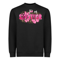 Black I' m survivor Breast Cancer Heavyweight Sweatshirt - FaDigitalArtStudio