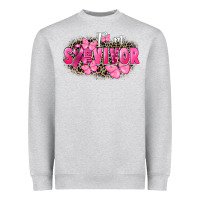 Heather Grey I' m survivor Breast Cancer Heavyweight Sweatshirt - FaDigitalArtStudio