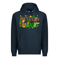 Navy Western Lucky Premium Hoodie - FaDigitalArtStudio