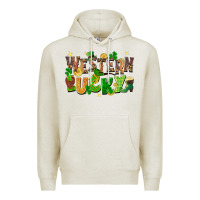 Oatmeal Heather Western Lucky Premium Hoodie - FaDigitalArtStudio