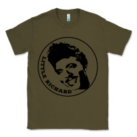 Army Green little richard   rock'n'roll legend Classic Tee - tuanDangUi