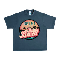 Midnight Navy don't be a shady beach Urban Heavy Tee - JahusDesignShop