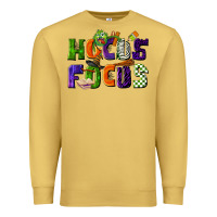Antique Gold Hocus Focus Teacher Halloween Premium Sweatshirt - LillyAllenDesigns