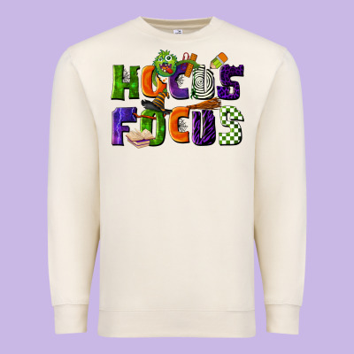 Hocus Focus Teacher Halloween Premium Sweatshirt Designed By Lillyallendesigns