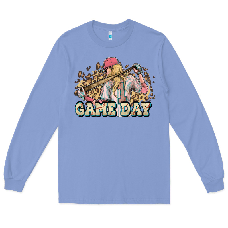 Game Day Baseball Leopard Long Sleeve Tee by HowdyJamesFarm | Teevron