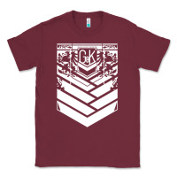 Burgundy girls' frontline griffin & kryuger Classic Tee - tuanDangUi