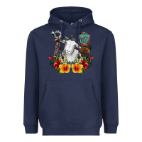 Navy farm life sheep Heavyweight Hoodie - SublimationCraftShop