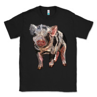 Black Baby Spotted Pig Classic Tee - LillyAllenDesigns