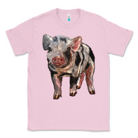 Bubblegum Pink Baby Spotted Pig Classic Tee - LillyAllenDesigns