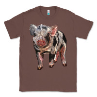 Chestnut Baby Spotted Pig Classic Tee - LillyAllenDesigns
