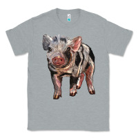 Heather Grey Baby Spotted Pig Classic Tee - LillyAllenDesigns