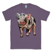 Lavender Baby Spotted Pig Classic Tee - LillyAllenDesigns
