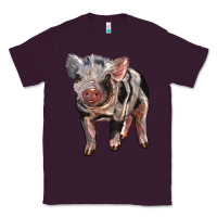 Plum Baby Spotted Pig Classic Tee - LillyAllenDesigns