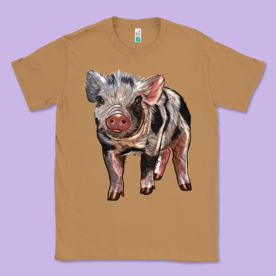 Baby Spotted Pig Classic Tee Designed By Lillyallendesigns