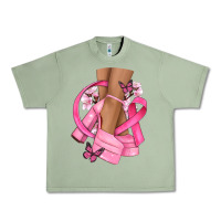 Oil Green breast cancer diva Urban Heavy Tee - NancyCooperArtShop