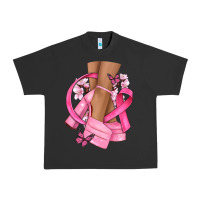 Pigment Black breast cancer diva Urban Heavy Tee - NancyCooperArtShop
