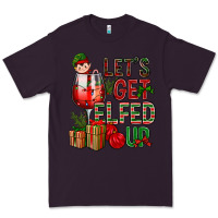 Plum Let's Get Elfed Up Christmas Premium Tee - BundleAndBundleShop