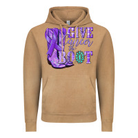 Vintage Camel Give Cancer the boot purple ribbon Vintage Hoodie - NancyCooperArtShop