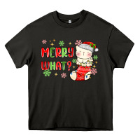 Asphalt merry what christmas cat Heavy Core Tee - MaliasSmallBusiness