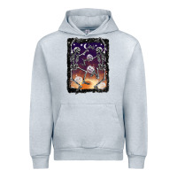 Halloween Dancing Skeletons Stars Urban Hoodie | Teevron