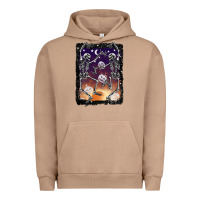 Pigment Burro halloween dancing skeletons stars Urban Hoodie - BarkalooDesign