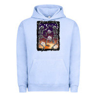 Pigment Grape Ice halloween dancing skeletons stars Urban Hoodie - BarkalooDesign