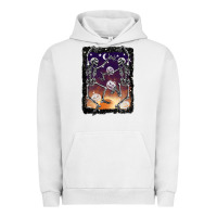 Pigment Lunar Rock halloween dancing skeletons stars Urban Hoodie - BarkalooDesign