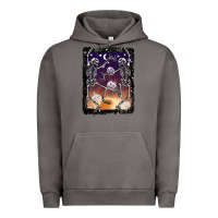 Pigment Tornado halloween dancing skeletons stars Urban Hoodie - BarkalooDesign
