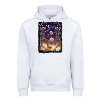 White halloween dancing skeletons stars Urban Hoodie - BarkalooDesign