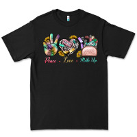 Black Peace Love Make Up Premium Tee - BundleAndBundleShop