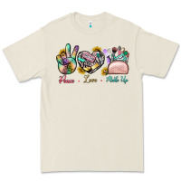 Bone Peace Love Make Up Premium Tee - BundleAndBundleShop