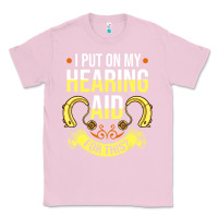 Bubblegum Pink hearing aid gift funny deaf awareness t shirt Classic Tee - tuanDangUi