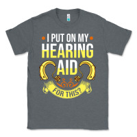 Charcoal Heather hearing aid gift funny deaf awareness t shirt Classic Tee - tuanDangUi