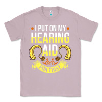Lilac hearing aid gift funny deaf awareness t shirt Classic Tee - tuanDangUi