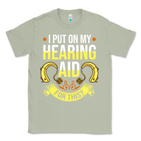 Matcha hearing aid gift funny deaf awareness t shirt Classic Tee - tuanDangUi