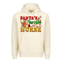 Sandshell Santa's Favorite Nurse Premium Hoodie - FaDigitalArtStudio