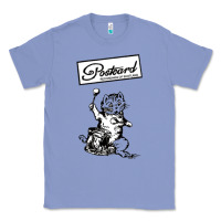 Colony Blue retro man postcard records Classic Tee - tuanDangUi