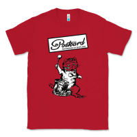 Red retro man postcard records Classic Tee - tuanDangUi