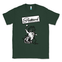 Sports Green retro man postcard records Classic Tee - tuanDangUi