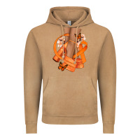 Vintage Camel Kidney Cancer diva orange ribbon Vintage Hoodie - NancyCooperArtShop