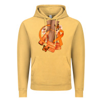 Vintage Mustard Kidney Cancer diva orange ribbon Vintage Hoodie - NancyCooperArtShop