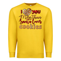 Lemon i love you more than santa loves cookies Premium Sweatshirt - LillyAllenDesigns