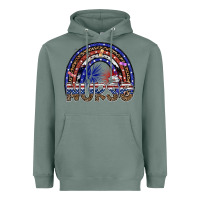 Sage american nurse Heavyweight Hoodie - SublimationCraftShop